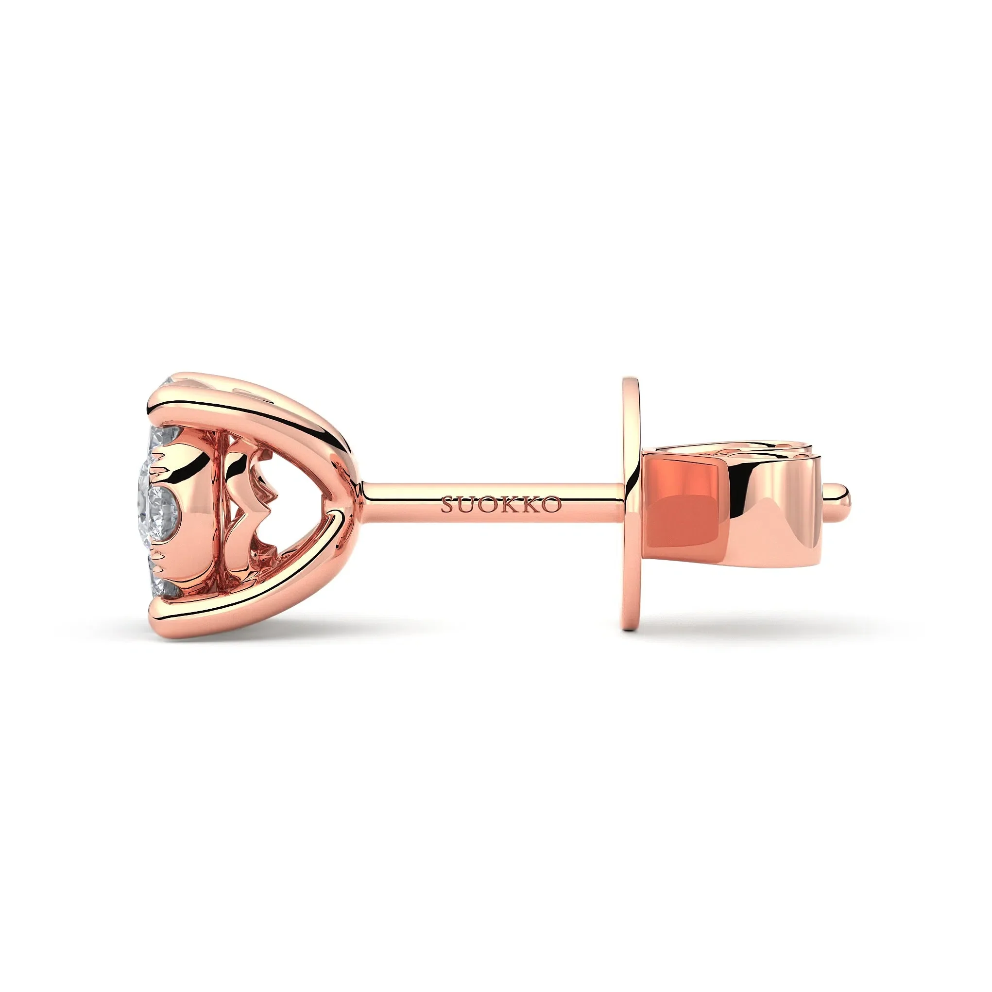 Timanttikorvakorut | 0,25 ct | Suokko Timanttikorut | Emilia K A 18 - Image 10