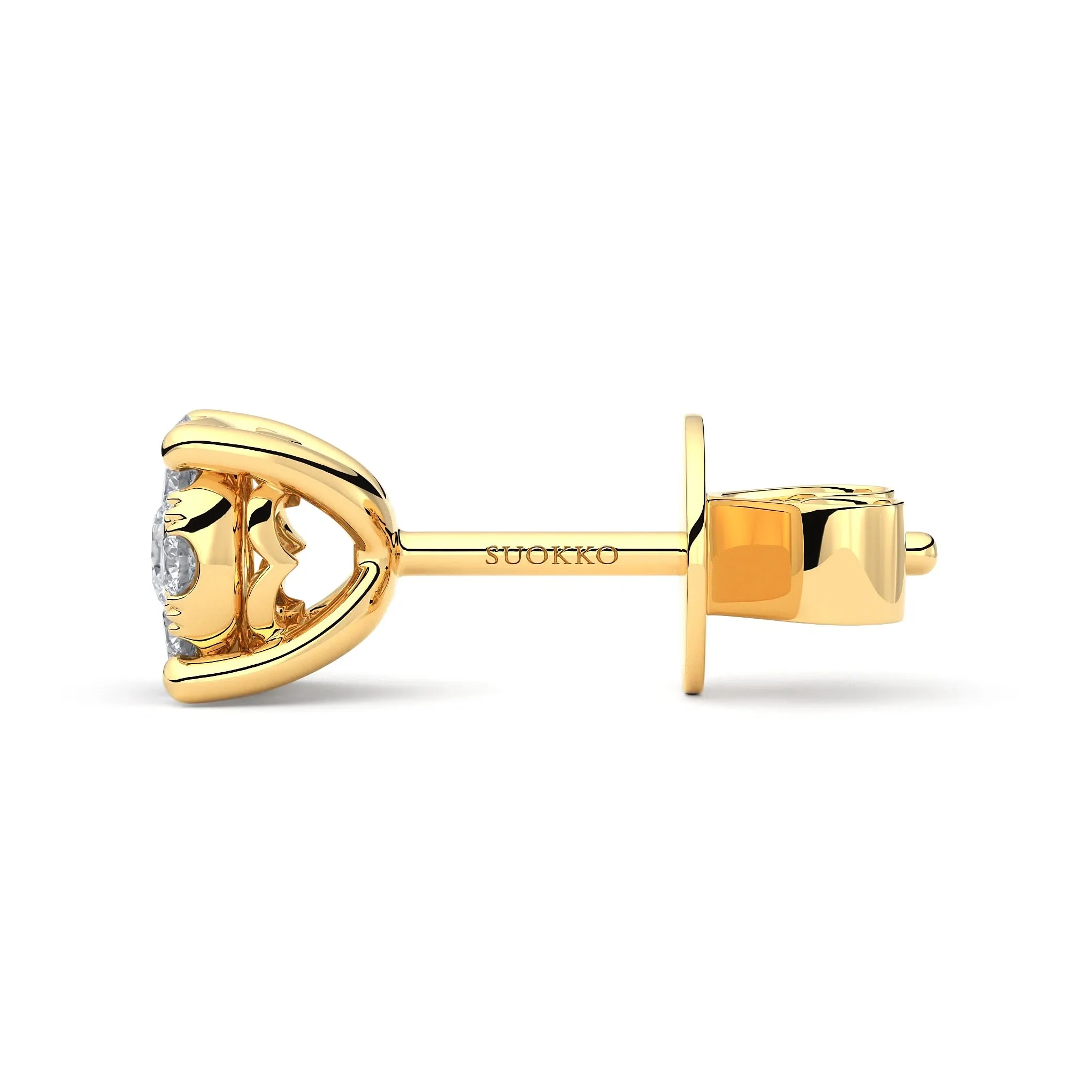 Timanttikorvakorut | 0,25 ct | Suokko Timanttikorut | Emilia K A 18 - Image 6