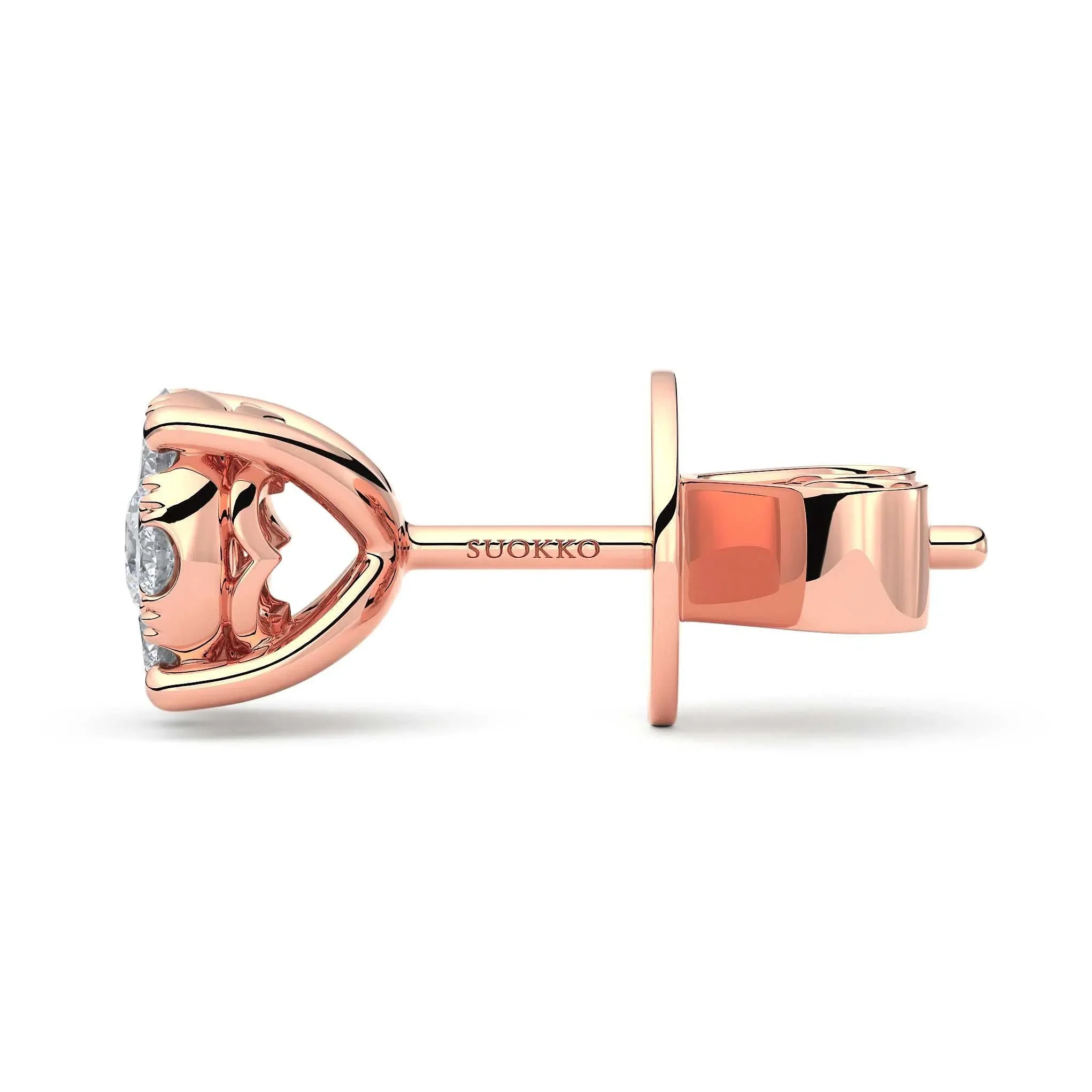 Timanttikorvakorut | 0,35 ct | Suokko Timanttikorut | Emilia K B 18 - Image 10