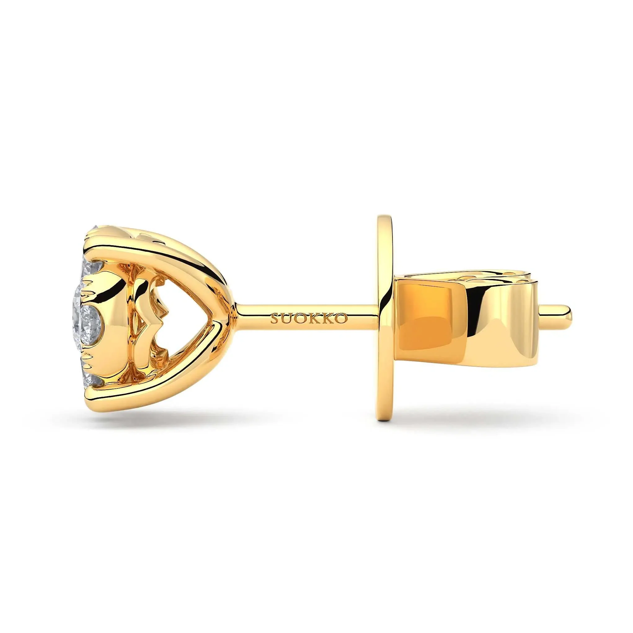 Timanttikorvakorut | 0,35 ct | Suokko Timanttikorut | Emilia K B 18 - Image 6