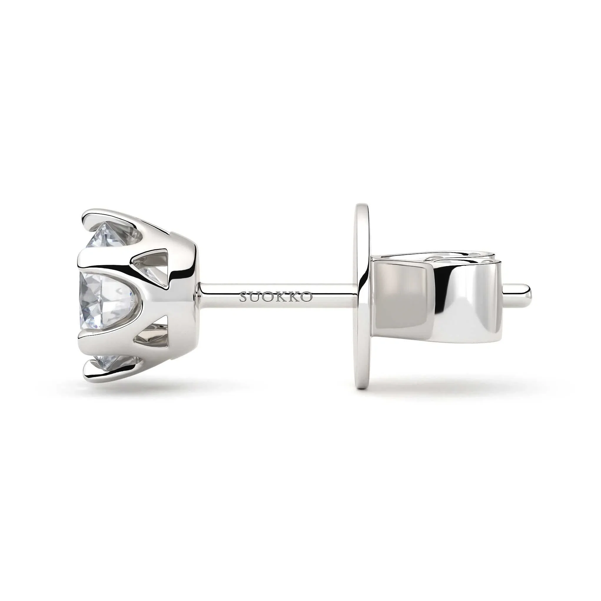 Timanttikorvakorut | 0,80 ct | Suokko Timanttikorut | Helene K C BR40 2 - Image 2
