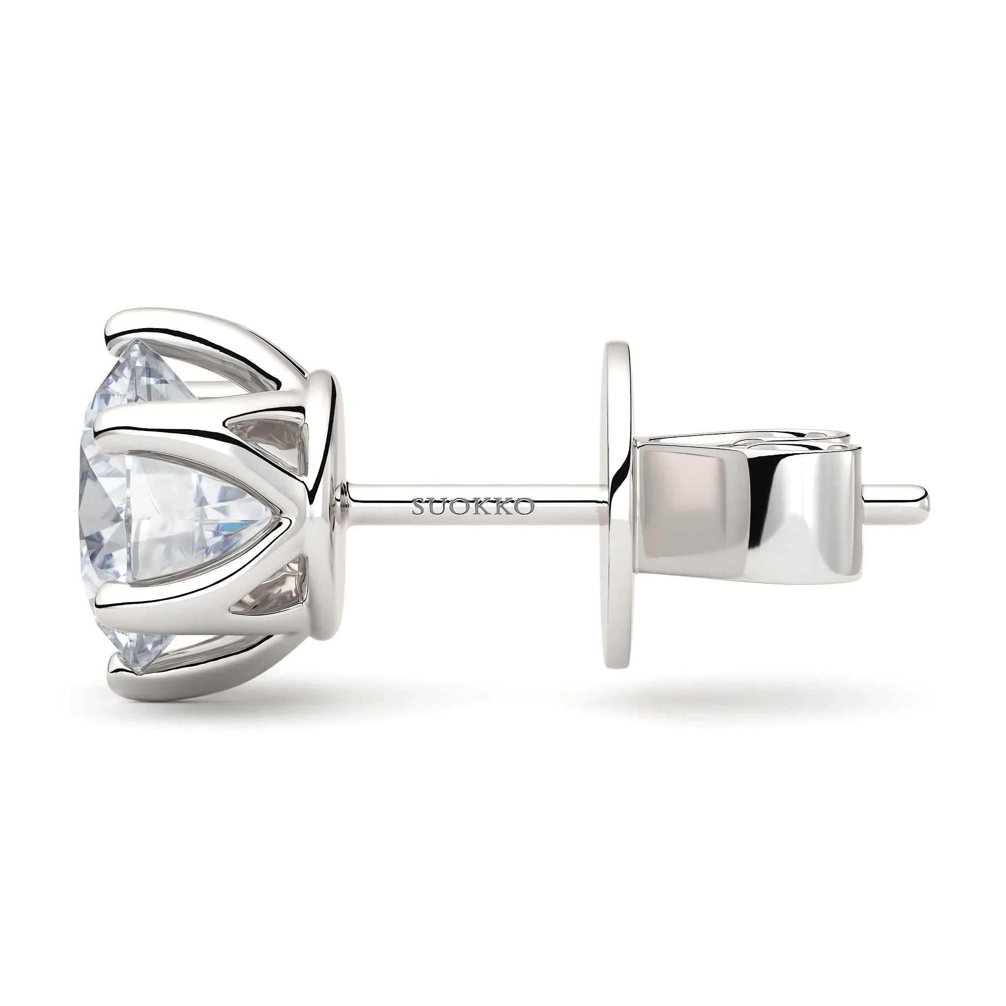 Timanttikorvakorut | 2,00 ct | Suokko Timanttikorut | Grace K A BR100 2 - Image 2