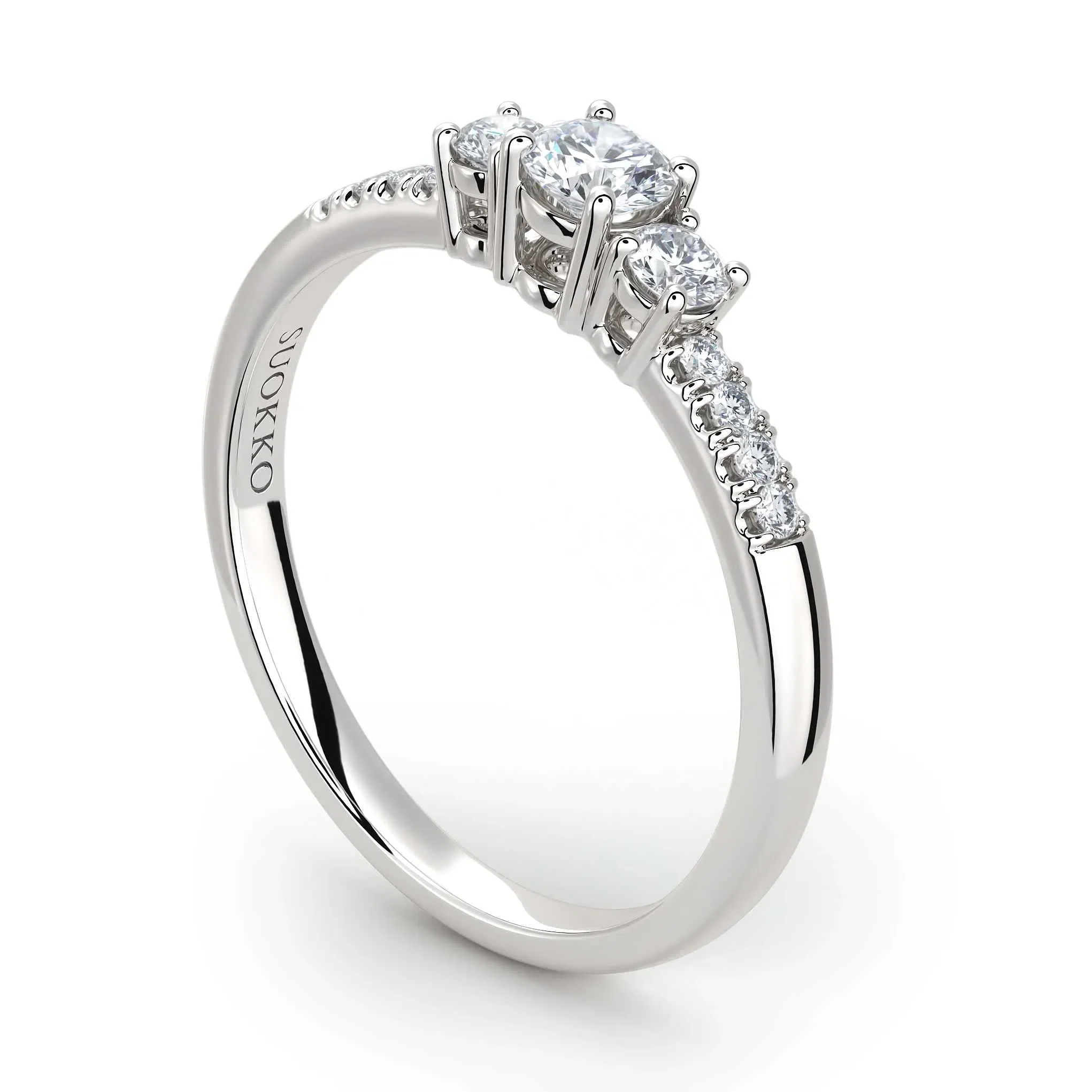Timanttisormus | 0,34 ct | Suokko Timanttikorut | Amelia S A BR15 11 - Image 2