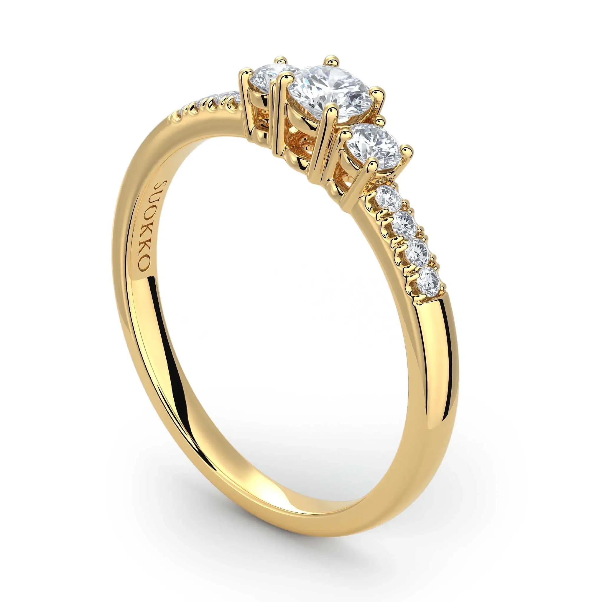 Timanttisormus | 0,34 ct | Suokko Timanttikorut | Amelia S A BR15 11 - Image 6