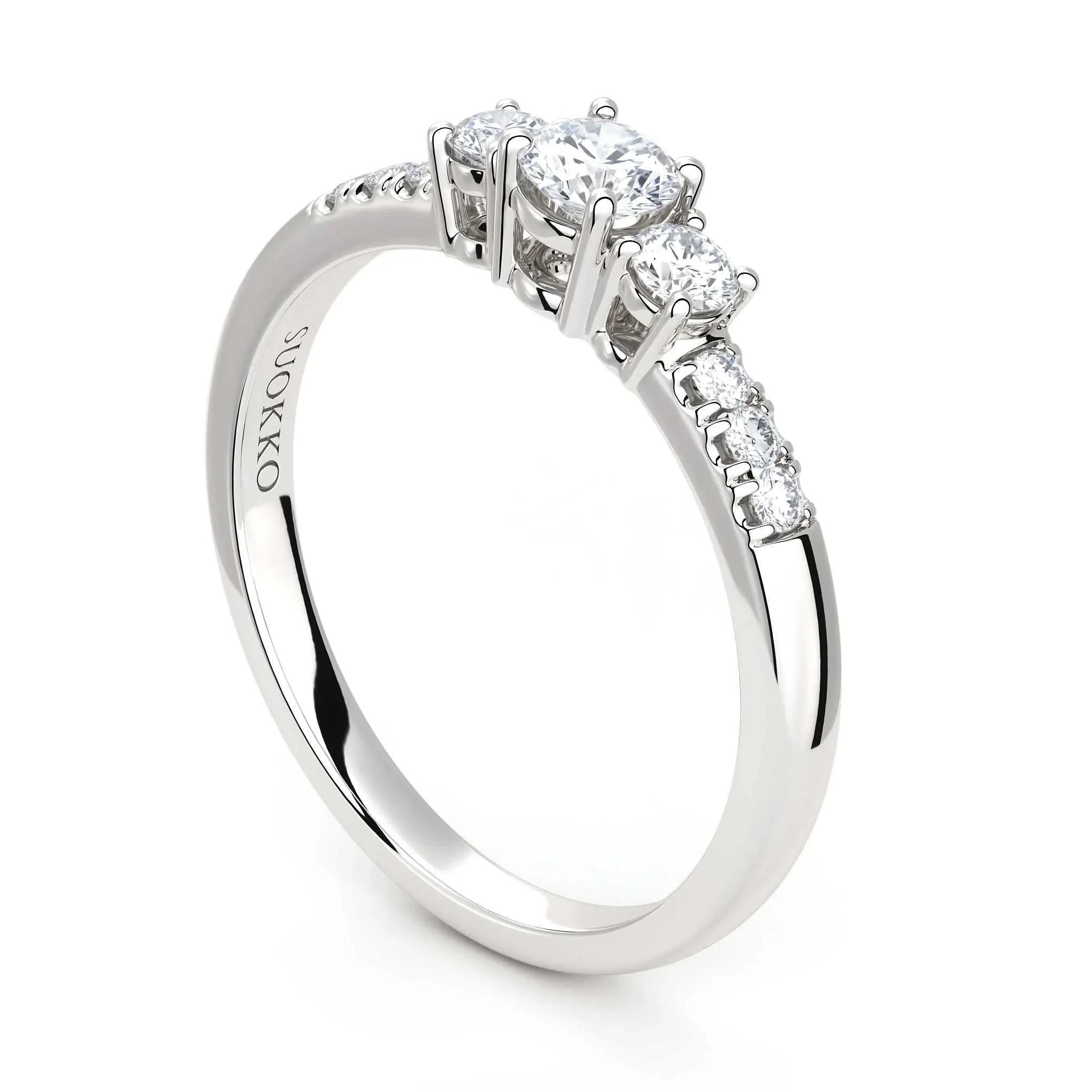 Timanttisormus | 0,40 ct | Suokko Timanttikorut | Amelia S B BR20 9 - Image 2