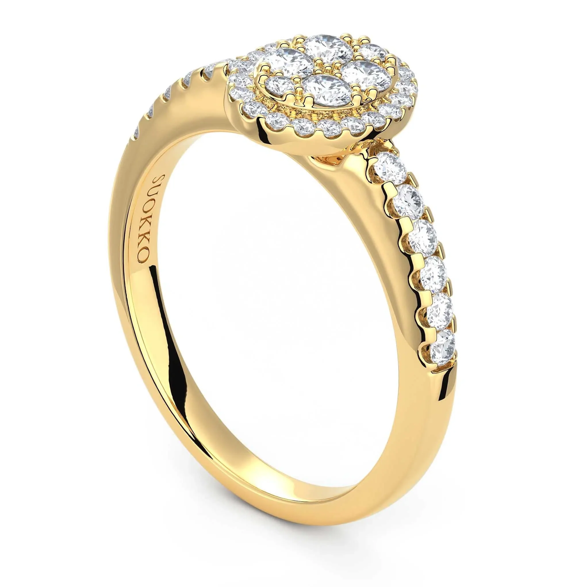 Timanttisormus | 0,44 ct | Suokko Timanttikorut | Emma S H 38 - Image 6