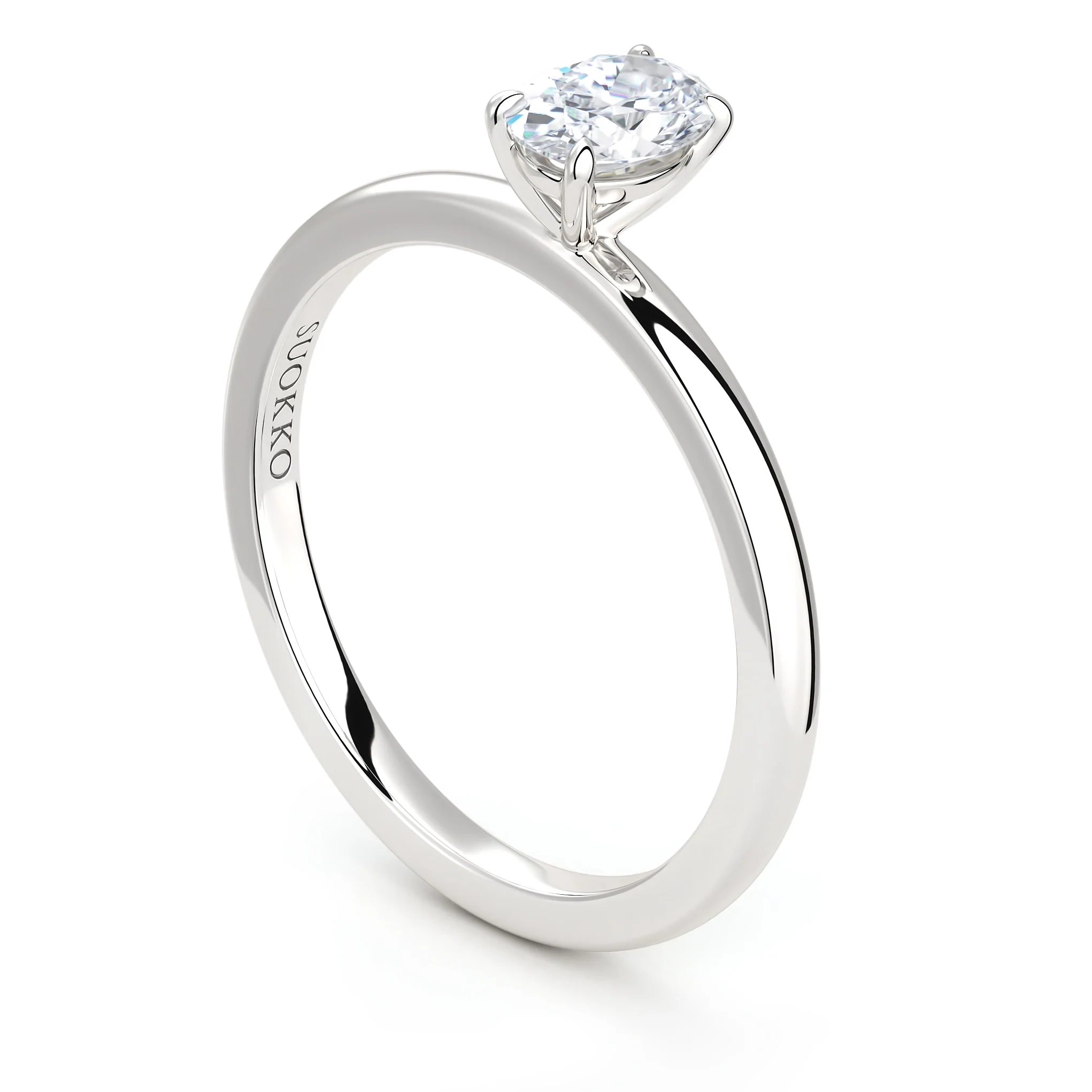 Timanttisormus | 0,50 ct | Suokko Timanttikorut | Gloria S A OV50 1 - Image 2