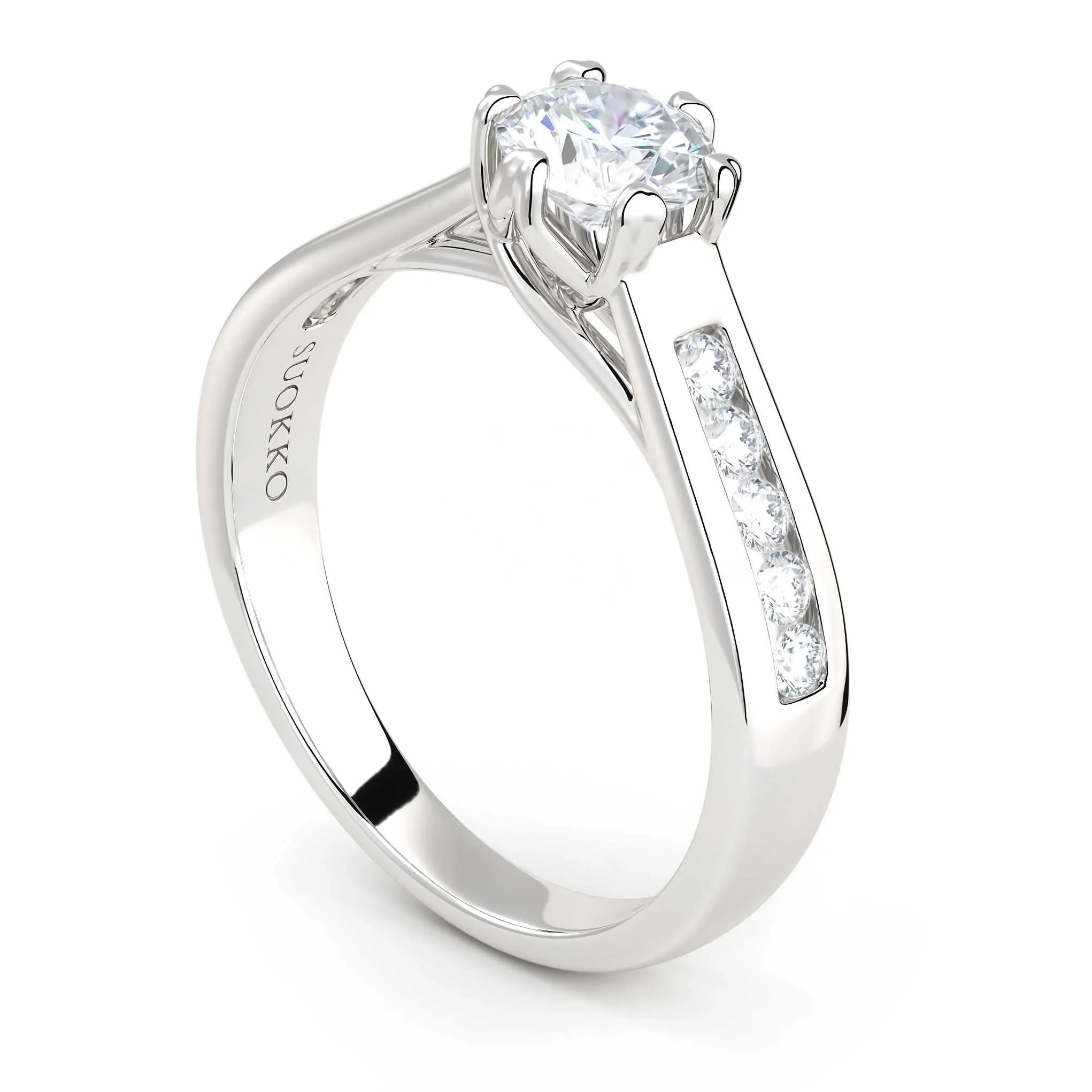 Timanttisormus | 0,70 ct | Suokko Timanttikorut | Julia S A BR50 11 - Image 2