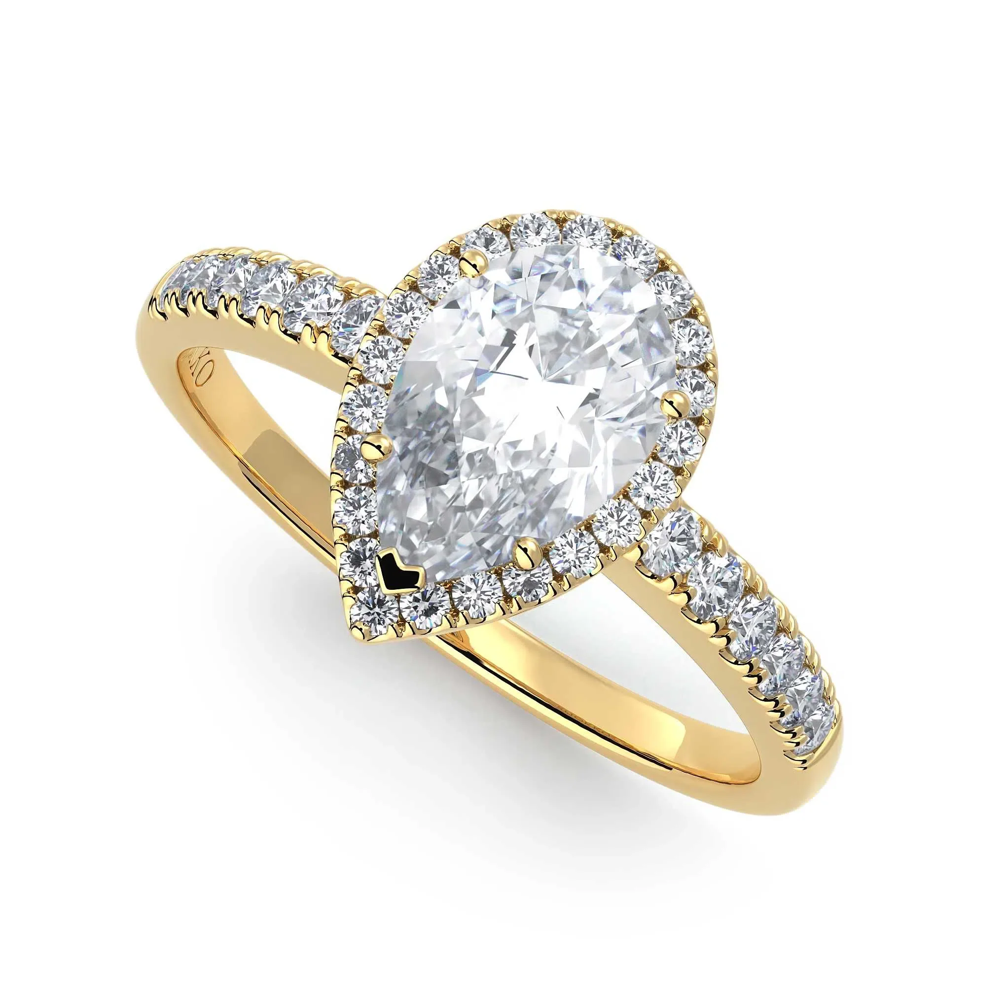 Timanttisormus | 1,18 ct | Suokko Timanttikorut | Elise S A PS90 35 - Image 5