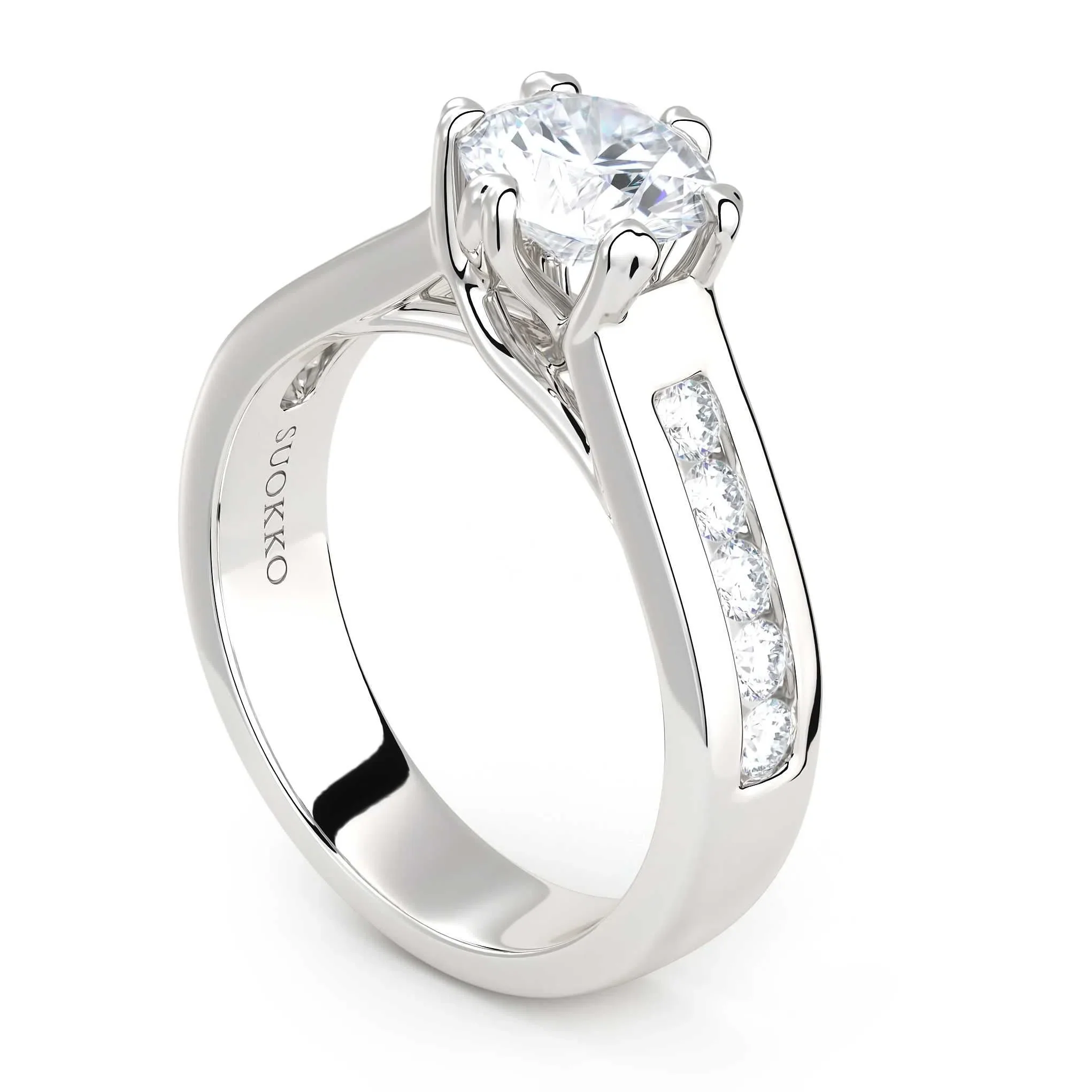 Timanttisormus | 1,35 ct | Suokko Timanttikorut | Julia S D BR100 11 - Image 2